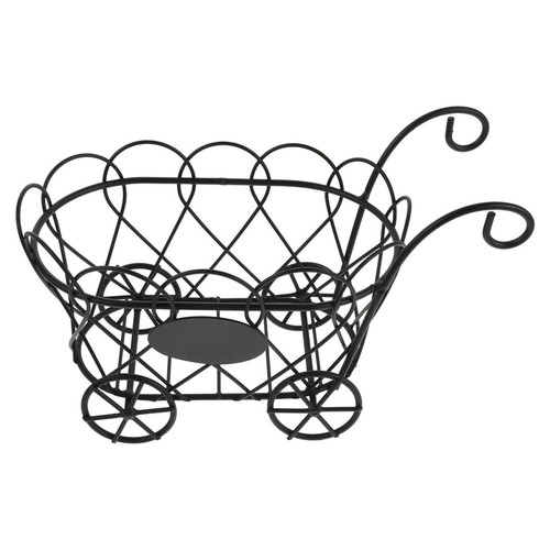 Alloy snack cart basket with - alloy,