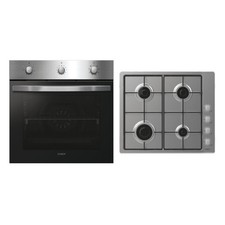 Candy PCI27XCHW6LXS Electric Single Oven and Gas Hob Pack - Stainl PCI27XCHW6LXS