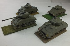 4x 1:72 WW2 British Sherman