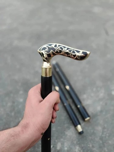 Vintage brass handle - handle, victorian