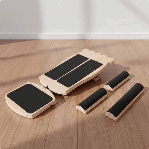 Training balance board wooden - training,