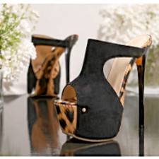 Black 17cm Platform Stiletto