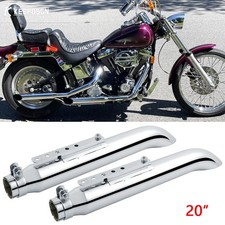 2x For Harley Softail Slip-On