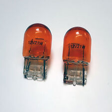 2x 585 WY21W 12V Amber Orange