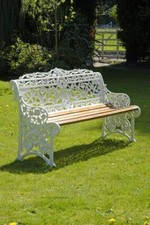 Ornate Cream Cast Aluminium &