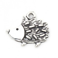 Tibetan Silver Charms Hedgehog
