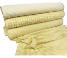 Yellow Seersucker Fabric