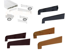 Pair of End Caps Sill /Cill Window End Caps uPVC Plastic 85mm, 150mm 180mm
