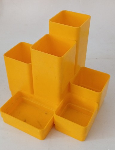 Vintage 1970s desk tidy - desk,