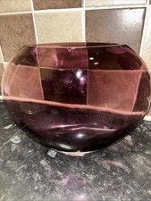 Plum Glass vase