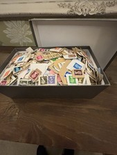 GB Machin Kiloware. 1090 Grams In A Shoe Box. All Used And All On Paper.