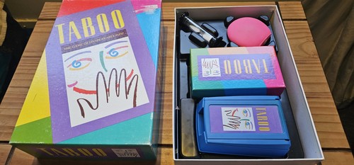 Vintage taboo board - vintage, game