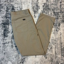 Mens Prana Stretch Zion Slim Trousers Hiking Walking Climbing Beige W38 L31 38R