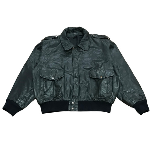 Leather bomber jacket - leather, men’s