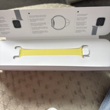 Apple Watch Silicone Fitted 41mm Size 7 Band Lemon Zest Solo Loop Brand New