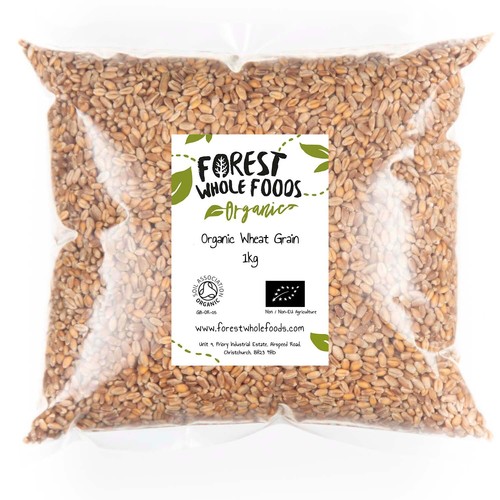 Organic wheat grain forest - organic,