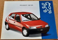 PEUGEOT 106 XR car sales brochure, Greek text