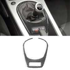 Carbon Fiber Console Manual Gear Shift Panel Cover For BMW Z4 E85 E86 03-08 