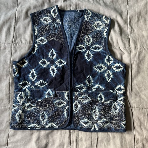 Tie dye embroidered - dye, waistcoat