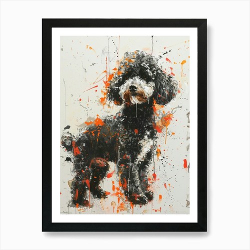 Miniature poodle full - full, body