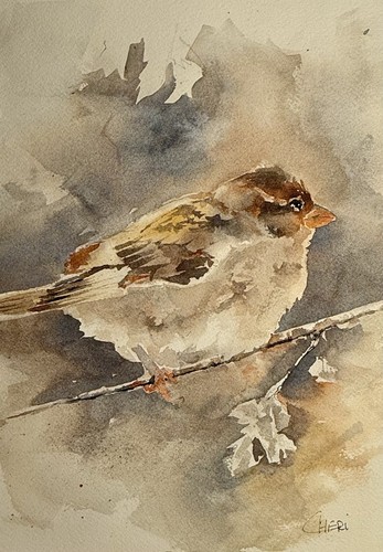 Original signed watercolor - signed,
