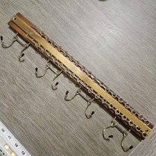 Vintage MCM Tie Organizer Wall
