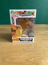 Funko Pop Vinyl Jurassic Park #1380 Tyrannosaurus Rex - Amber - Funko Special Ed