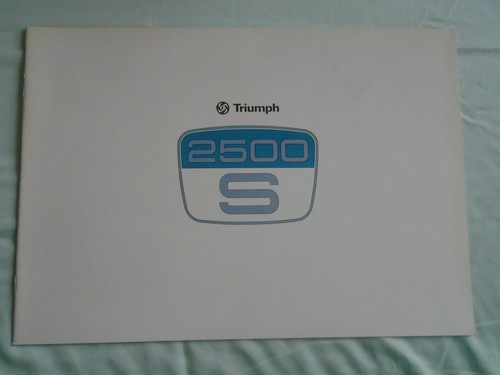 Triumph 2500 brochure - triumph,