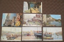 7x Rare old postcards (Cornwall)