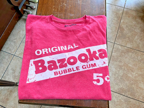 Bazooka gum shirt red - s/s,