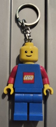 Lego minifigure led keyring - lego,