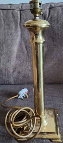 Bhs vintage brass lamp stand - brass,