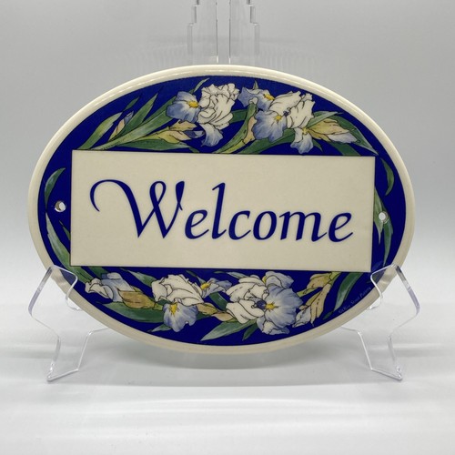Welcome ceramic oval - welcome,