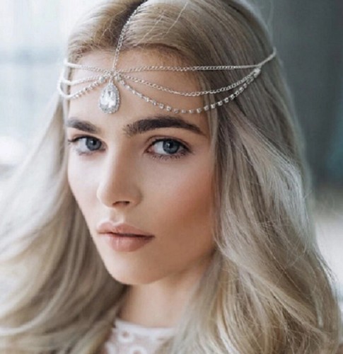 Bohemian head chain diamante - chain,