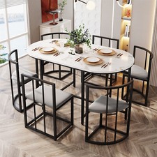 Dining Table and Chairs Set 6