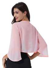 UK Women Chiffon Shrugs Bolero