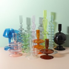 Vintage Crystal Glass Candle