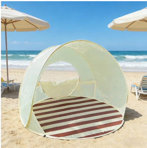 Person pop beach tent - up,