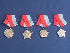 VIET CONG VIETNAM WAR ERA 4 MEDAL SET EMULATION/LIB/BEAT US/RES FOR VICTORY