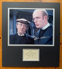 EDWARD SINCLAIR  DADS ARMY  VERGER  SIGNED DISPLAY  UACC & AFTAL RD  AUTOGRAPH