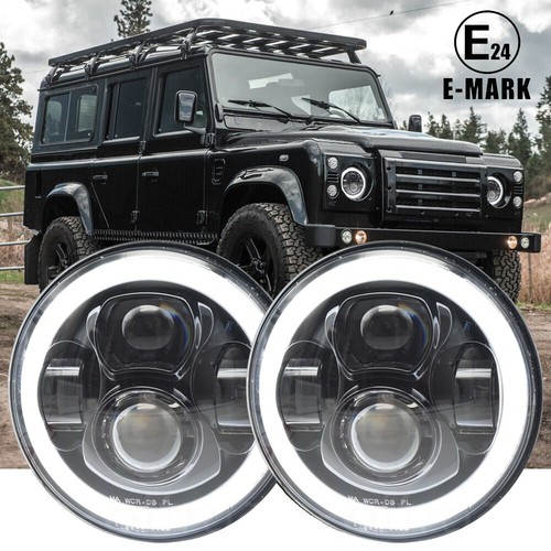 E24 led headlights halo - e24, drl