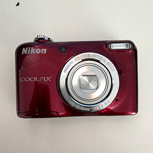 Nikon coolpix l27 1mp - coolpix, red