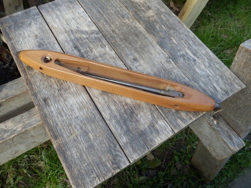 Vintage heavy weaving boat