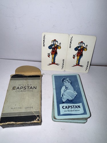 Vintage playing cards capstan - playing,