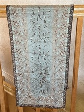 Ellen Tracy silk scarf. duck