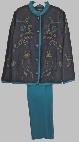 Denim jacket pants set - jacket,