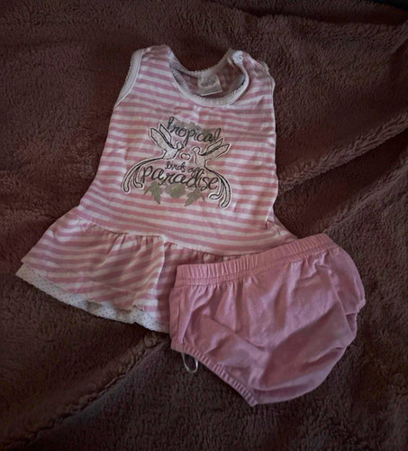 Olive pink white striped - olive, pink/white
