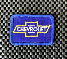 CHEVROLET EMBROIDERED SEW ON PATCH IMPALA CAMARO MONTE CARLO CRUZE 3" x 2" NOS