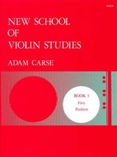 New School of Violin Studies - Book 1 Adam Carse Book [Softcover] Violin Stainer