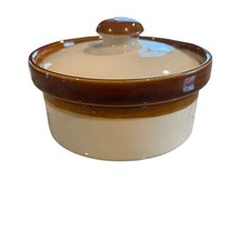 Beeline Crock with Lid T.G. Green Ltd Church Gresley Made in England Ovenware